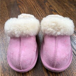 UGG Pink Starry Kids Slippers